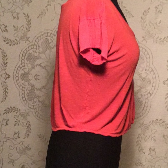 3 For $10.00 - V-Neck Cropped Tee - Picture 2 of 3